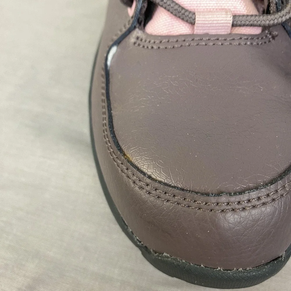 Nike Manoa Boots Youth Size 7Y Brown Pink Leather Hiking‎ Outdoor BQ5372-200